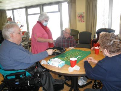 Residents Playing Craps 